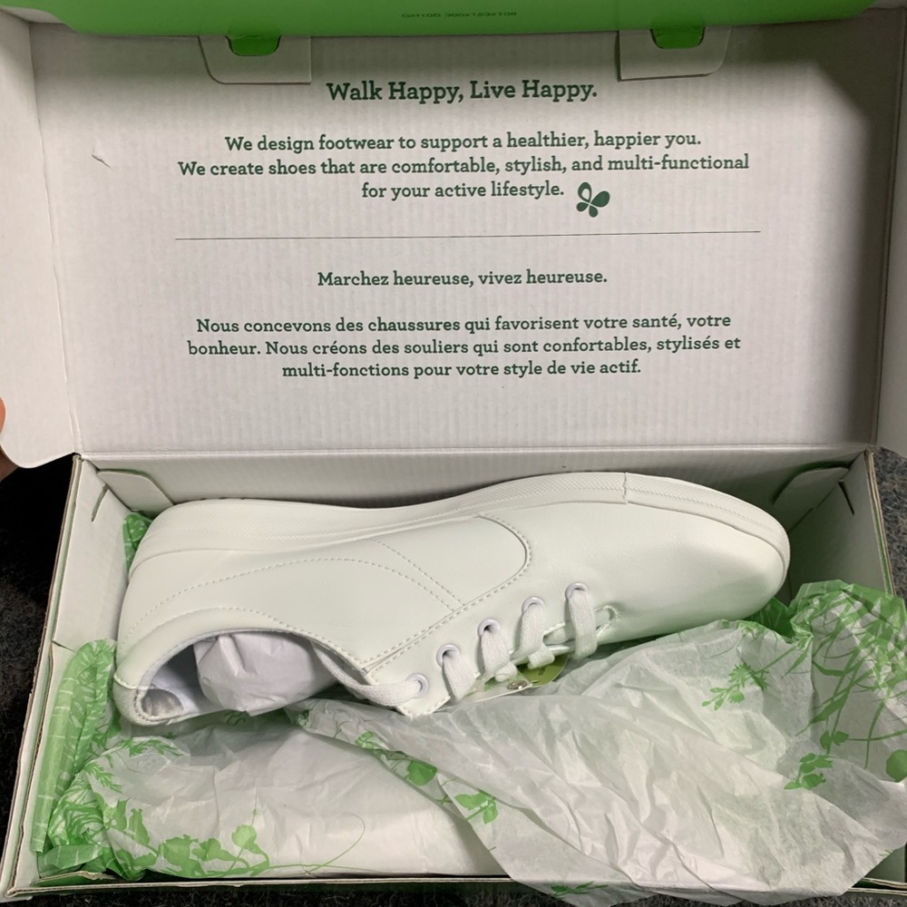 All white shoes